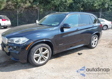 2015 BMW X5 xDrive50I z USA, uszkodzony, nr VIN 5UXKR6C57F0J75085